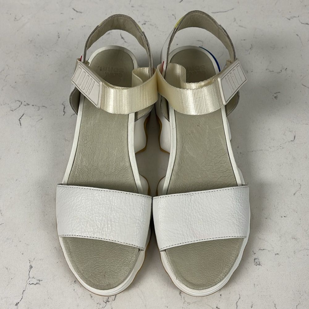 SOREL KINETIC™ WOMEN'S WEDGE SANDAL Size 10 Sea Salt - Picture 9 of 16